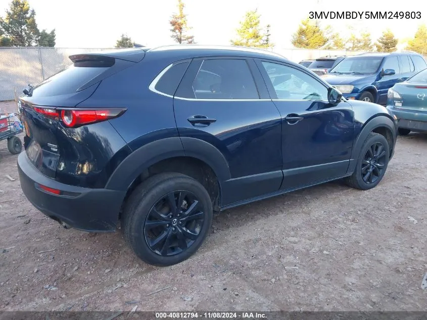 2021 Mazda Cx-30 2.5 Turbo Premium VIN: 3MVDMBDY5MM249803 Lot: 40812794