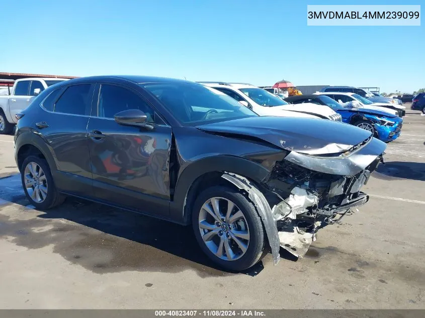 2021 Mazda Cx-30 Select VIN: 3MVDMABL4MM239099 Lot: 40823407