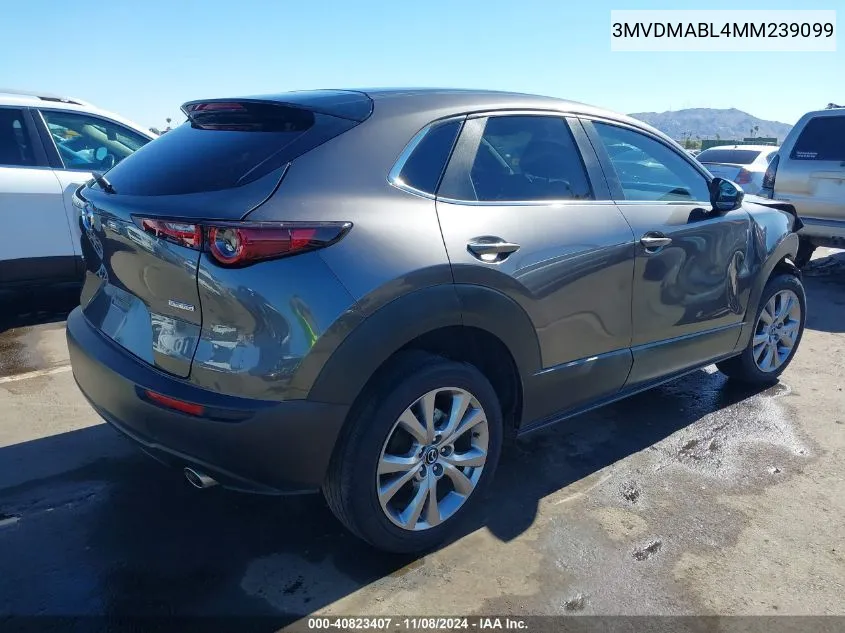 2021 Mazda Cx-30 Select VIN: 3MVDMABL4MM239099 Lot: 40823407