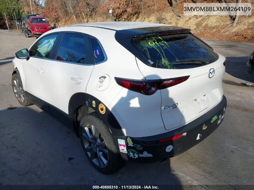 2021 Mazda Cx-30 Select VIN: 3MVDMBBLXMM264109 Lot: 40855310