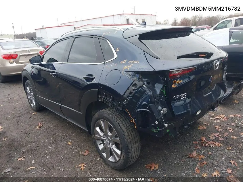 2021 Mazda Cx-30 Premium VIN: 3MVDMBDM5MM216782 Lot: 40870074