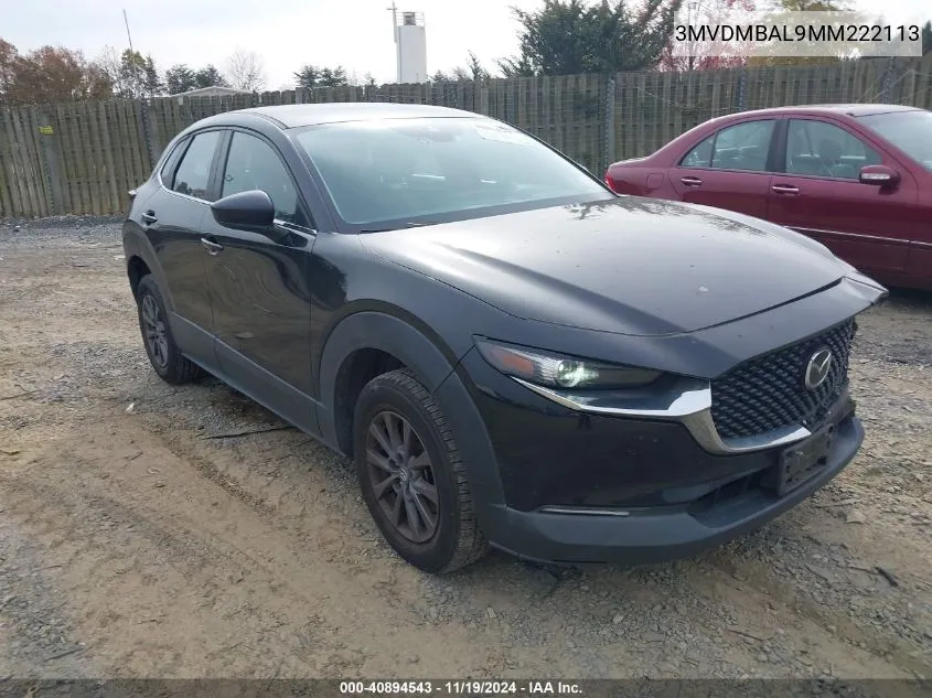 2021 Mazda Cx-30 2.5 S VIN: 3MVDMBAL9MM222113 Lot: 40894543