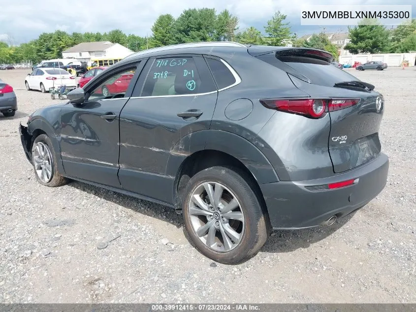 2022 Mazda Cx-30 Select VIN: 3MVDMBBLXNM435300 Lot: 39912415