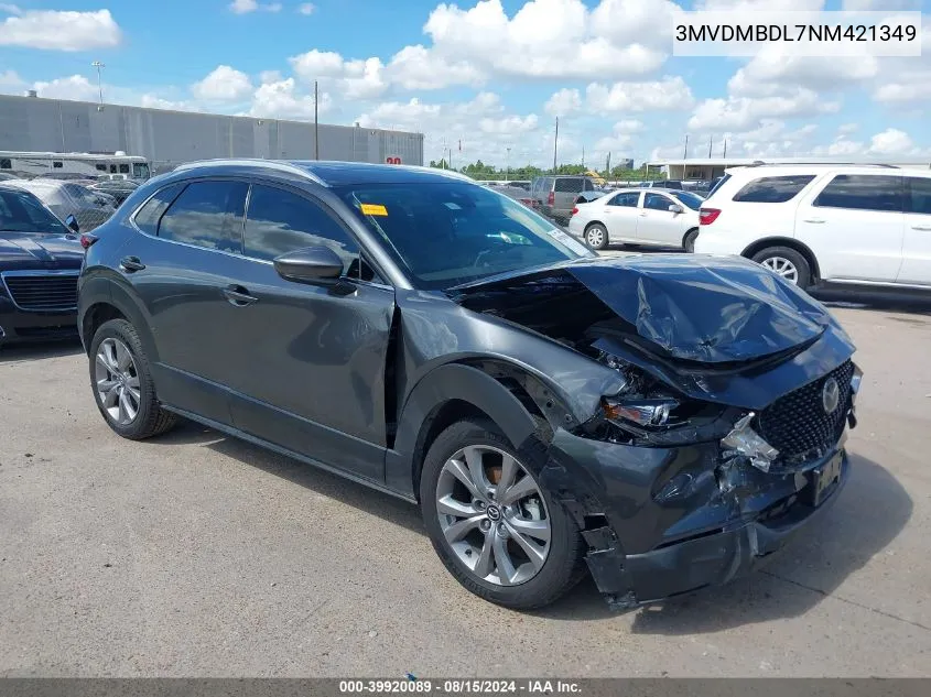 2022 Mazda Cx-30 Premium VIN: 3MVDMBDL7NM421349 Lot: 39920089