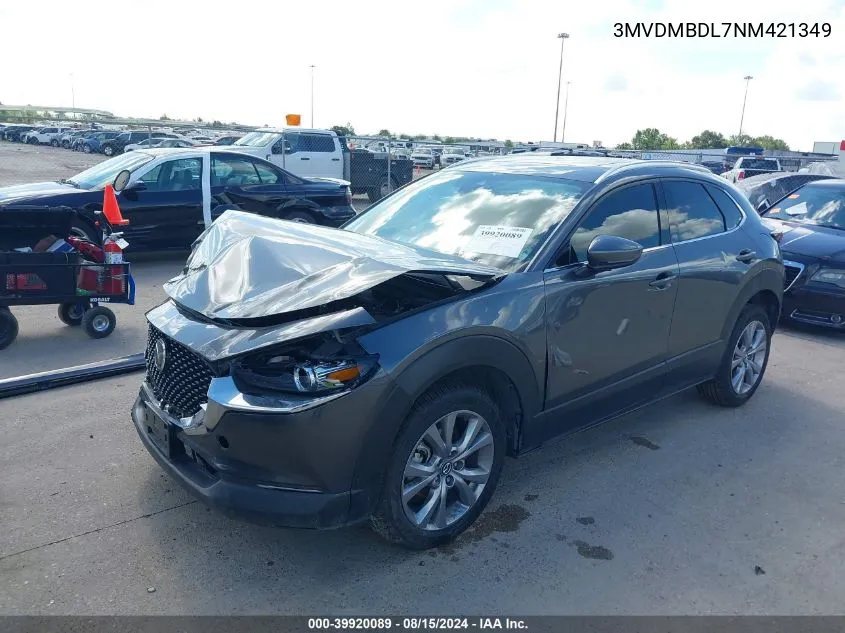 2022 Mazda Cx-30 Premium VIN: 3MVDMBDL7NM421349 Lot: 39920089