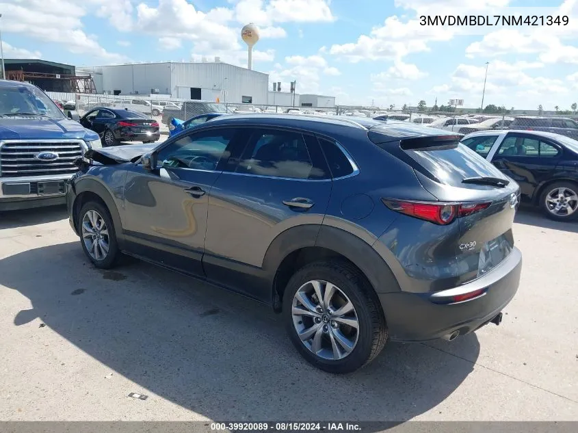 2022 Mazda Cx-30 Premium VIN: 3MVDMBDL7NM421349 Lot: 39920089