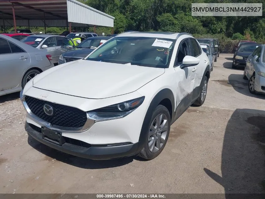 2022 Mazda Cx-30 Preferred VIN: 3MVDMBCL3NM442927 Lot: 39987495