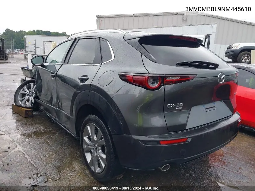 2022 Mazda Cx-30 Select VIN: 3MVDMBBL9NM445610 Lot: 40098419