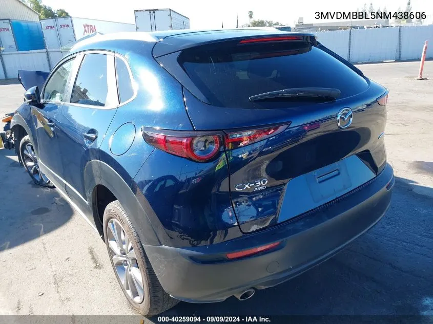 2022 Mazda Cx-30 Select VIN: 3MVDMBBL5NM438606 Lot: 40259094