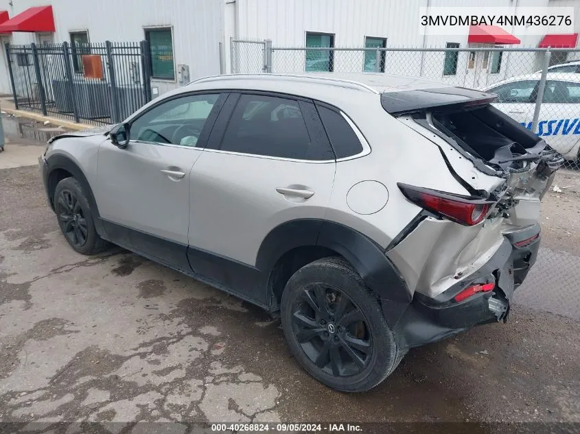 2022 Mazda Cx-30 VIN: 3MVDMBAY4NM436276 Lot: 40268824