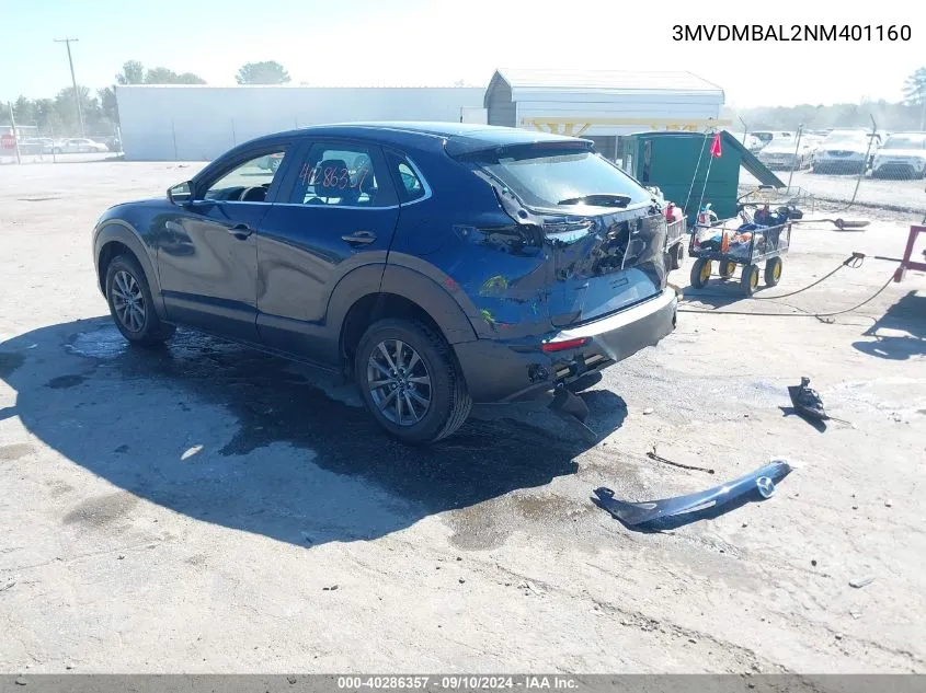 2022 Mazda Cx-30 2.5 S VIN: 3MVDMBAL2NM401160 Lot: 40286357