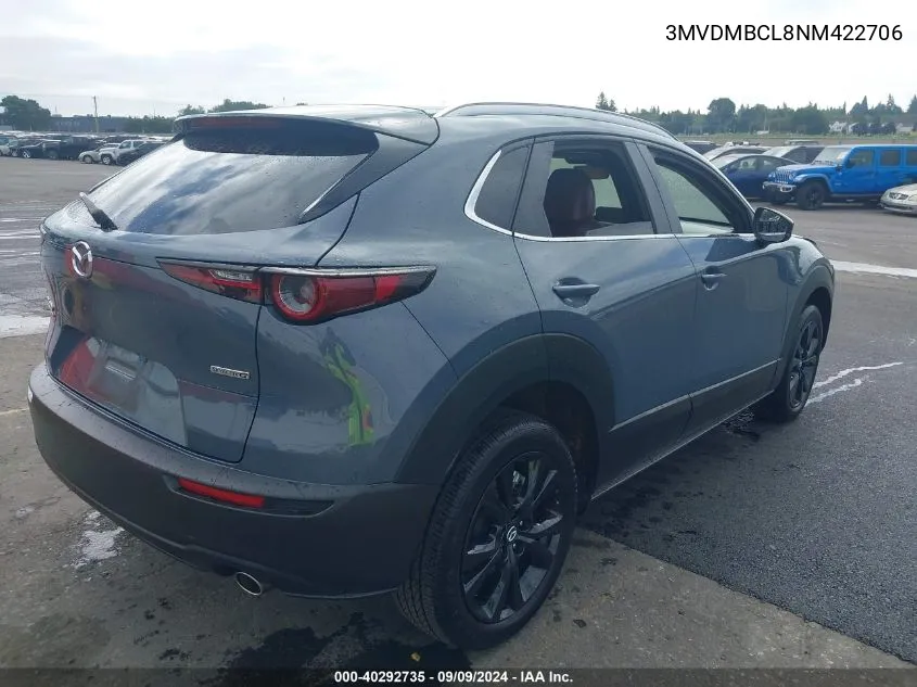 2022 Mazda Cx-30 Carbon Edition VIN: 3MVDMBCL8NM422706 Lot: 40292735