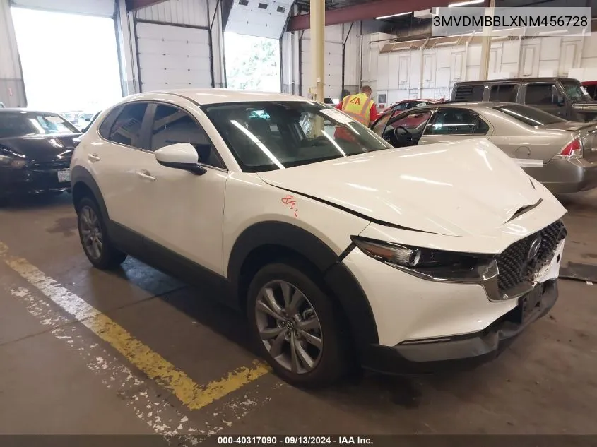 2022 Mazda Cx-30 Select VIN: 3MVDMBBLXNM456728 Lot: 40317090