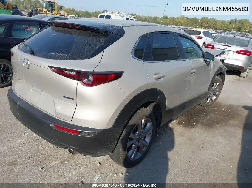 2022 Mazda Cx-30 Select VIN: 3MVDMBBL9NM455683 Lot: 40387648