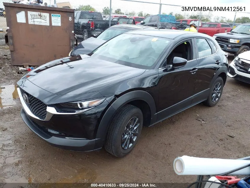 2022 Mazda Cx-30 2.5 S VIN: 3MVDMBAL9NM412561 Lot: 40410633