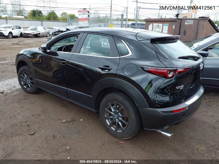 2022 Mazda Cx-30 2.5 S VIN: 3MVDMBAL9NM412561 Lot: 40410633