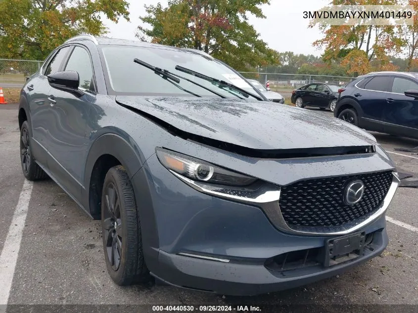 2022 Mazda Cx-30 VIN: 3MVDMBAYXNM401449 Lot: 40440530