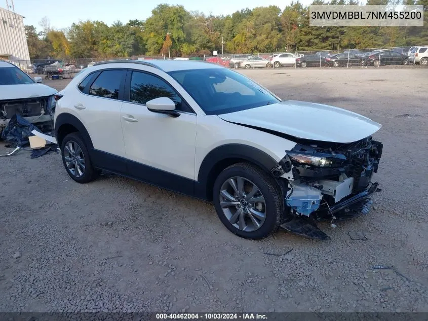 2022 Mazda Cx-30 Select VIN: 3MVDMBBL7NM455200 Lot: 40462004