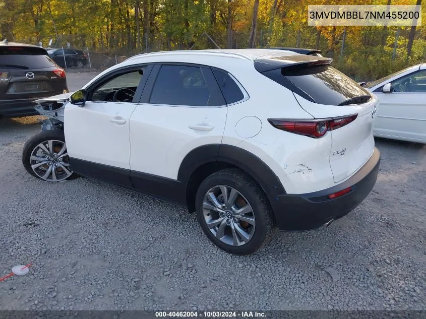 2022 Mazda Cx-30 Select VIN: 3MVDMBBL7NM455200 Lot: 40462004