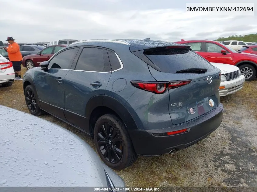 2022 Mazda Cx-30 Premium Plus VIN: 3MVDMBEYXNM432694 Lot: 40476323