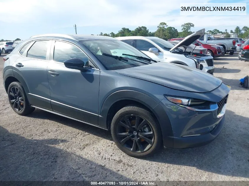 2022 Mazda Cx-30 Preferred VIN: 3MVDMBCLXNM434419 Lot: 40477093