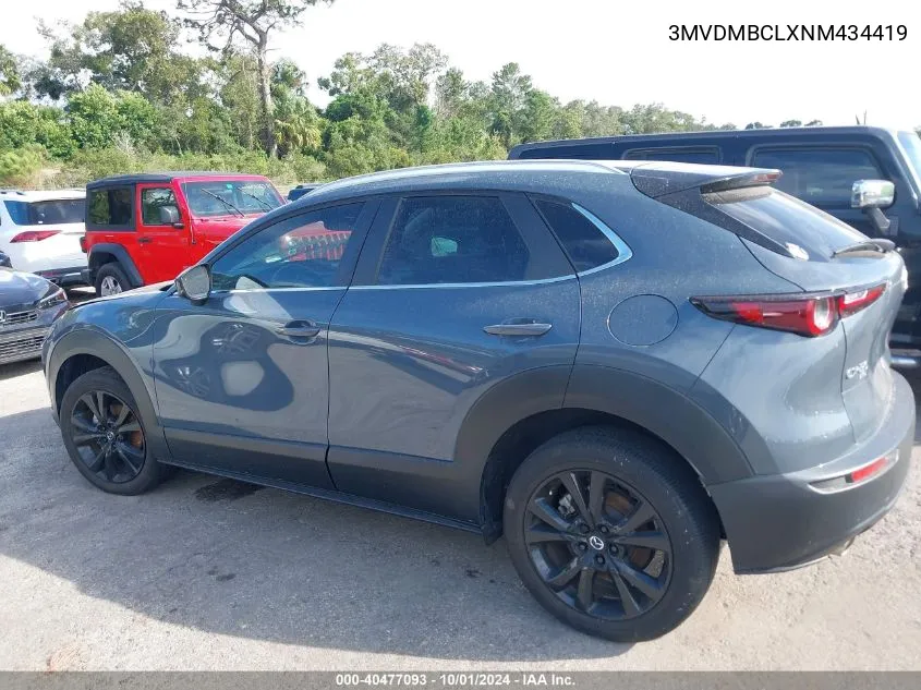 2022 Mazda Cx-30 Preferred VIN: 3MVDMBCLXNM434419 Lot: 40477093