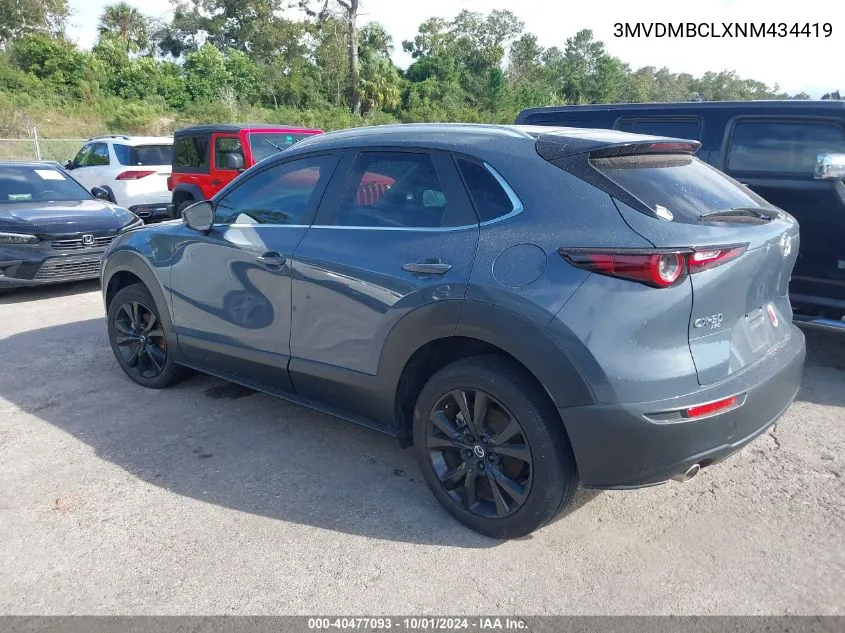 2022 Mazda Cx-30 Preferred VIN: 3MVDMBCLXNM434419 Lot: 40477093