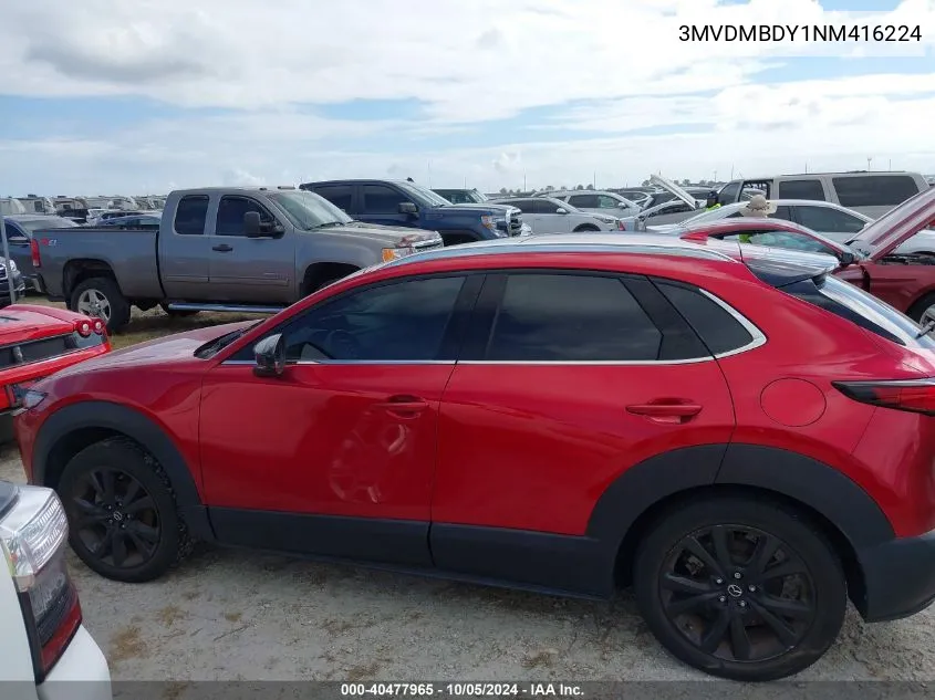 2022 Mazda Cx-30 Premium VIN: 3MVDMBDY1NM416224 Lot: 40477965