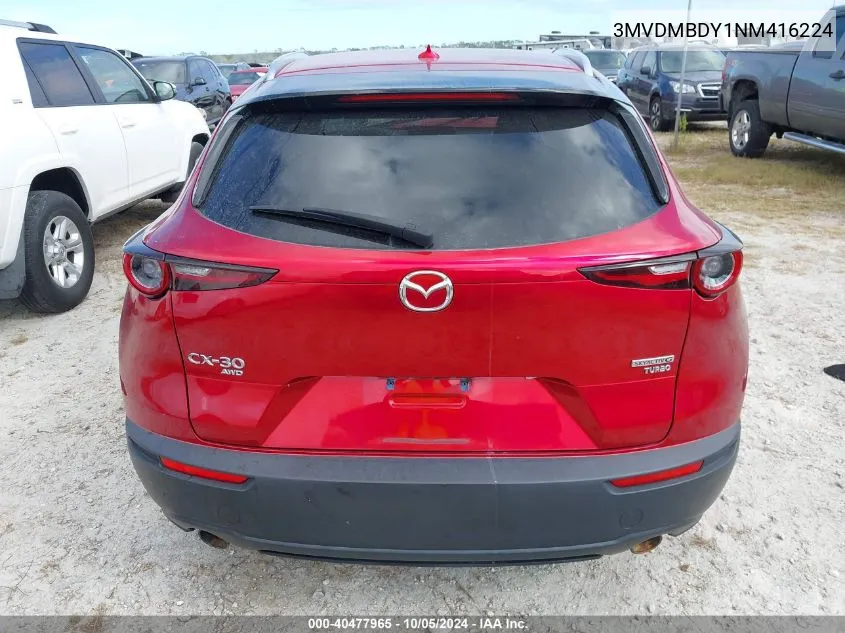 2022 Mazda Cx-30 Premium VIN: 3MVDMBDY1NM416224 Lot: 40477965