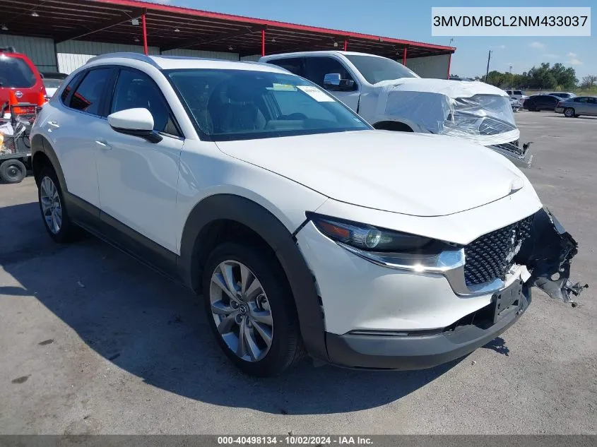 2022 Mazda Cx-30 Preferred VIN: 3MVDMBCL2NM433037 Lot: 40498134