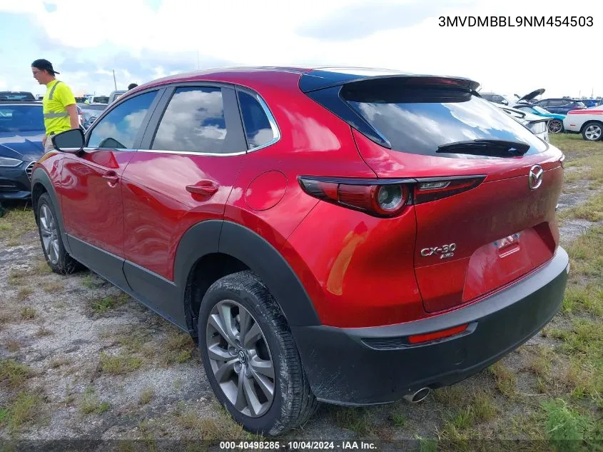 2022 Mazda Cx-30 Select VIN: 3MVDMBBL9NM454503 Lot: 40498285