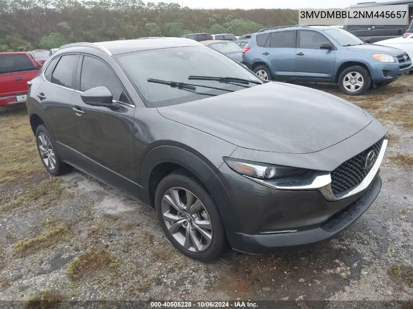 2022 Mazda Cx-30 Select VIN: 3MVDMBBL2NM445657 Lot: 40505228