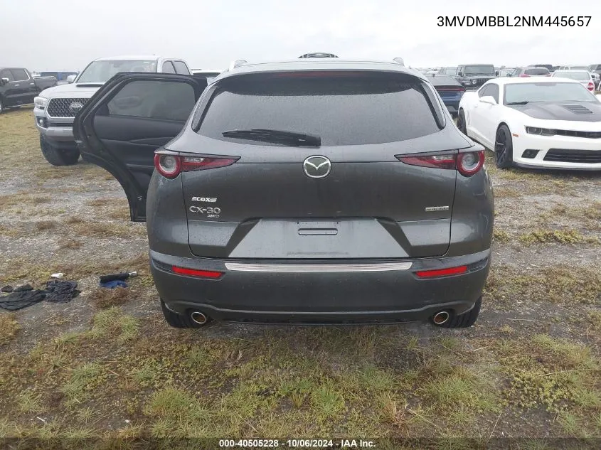 2022 Mazda Cx-30 Select VIN: 3MVDMBBL2NM445657 Lot: 40505228