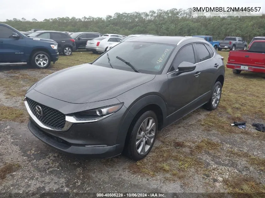 2022 Mazda Cx-30 Select VIN: 3MVDMBBL2NM445657 Lot: 40505228