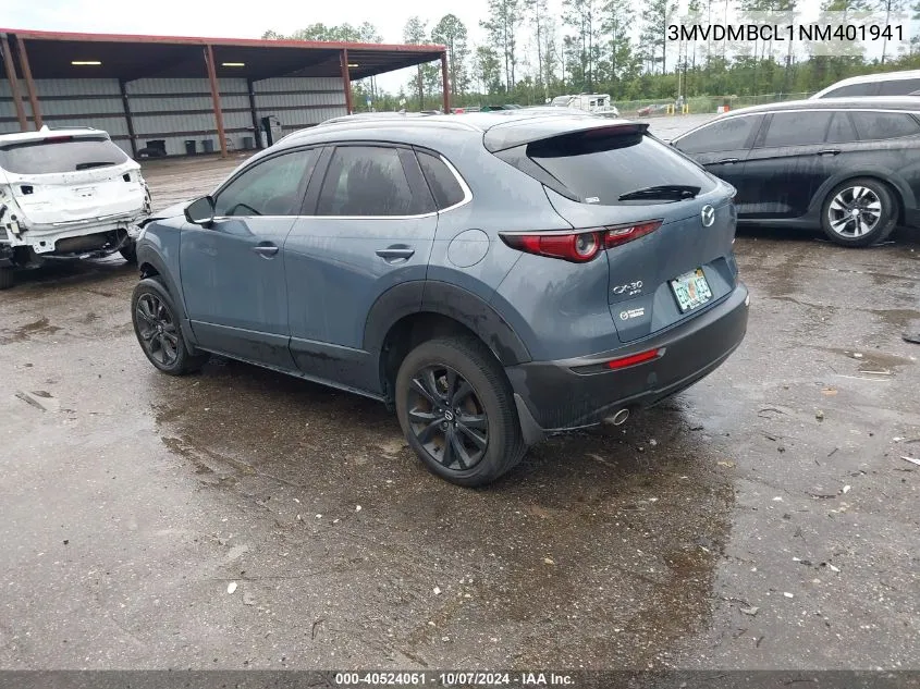 2022 Mazda Cx-30 Preferred VIN: 3MVDMBCL1NM401941 Lot: 40524061