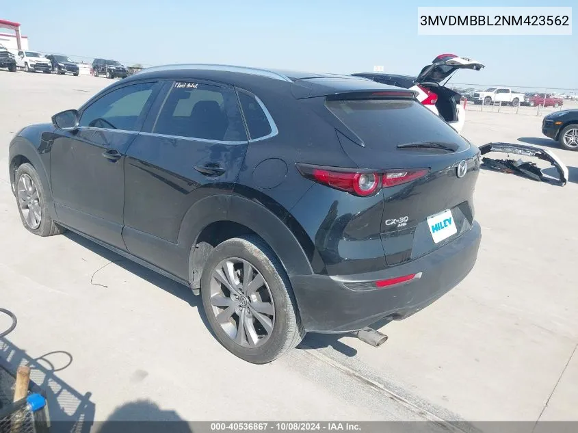 2022 Mazda Cx-30 Select VIN: 3MVDMBBL2NM423562 Lot: 40536867