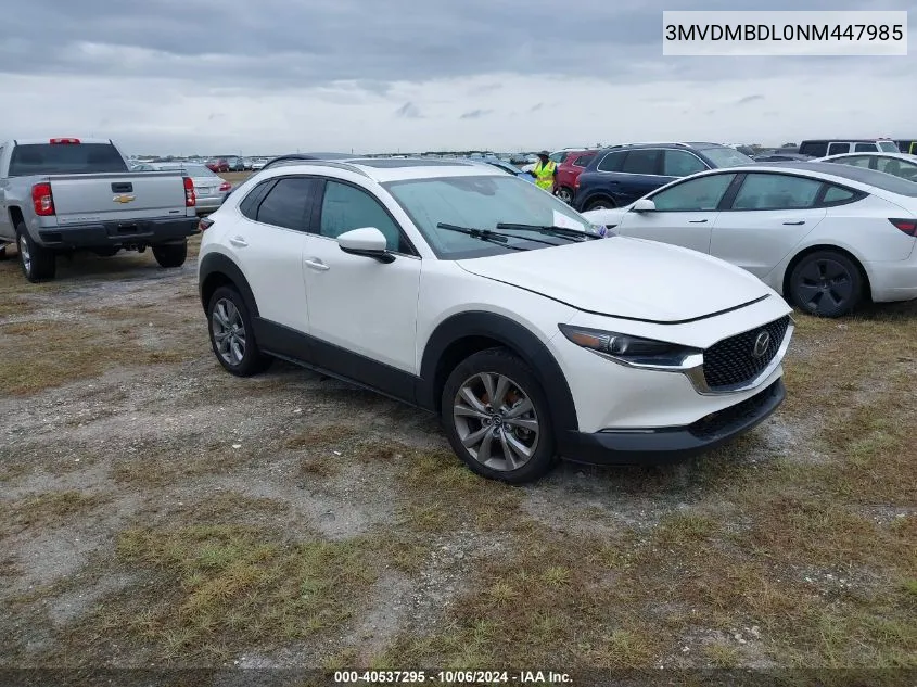 2022 Mazda Cx-30 Premium VIN: 3MVDMBDL0NM447985 Lot: 40537295