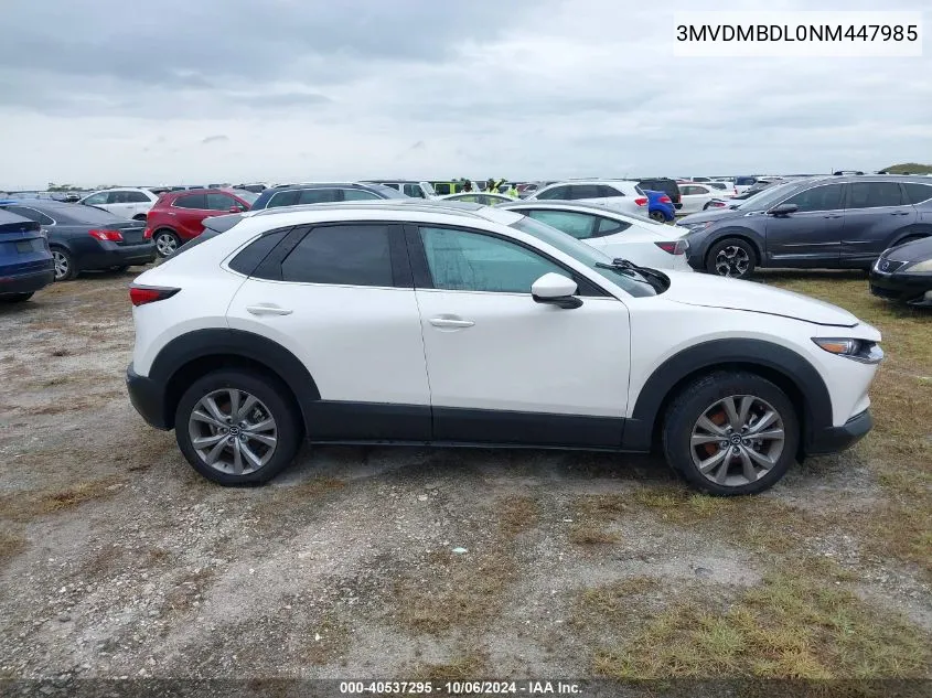 2022 Mazda Cx-30 Premium VIN: 3MVDMBDL0NM447985 Lot: 40537295