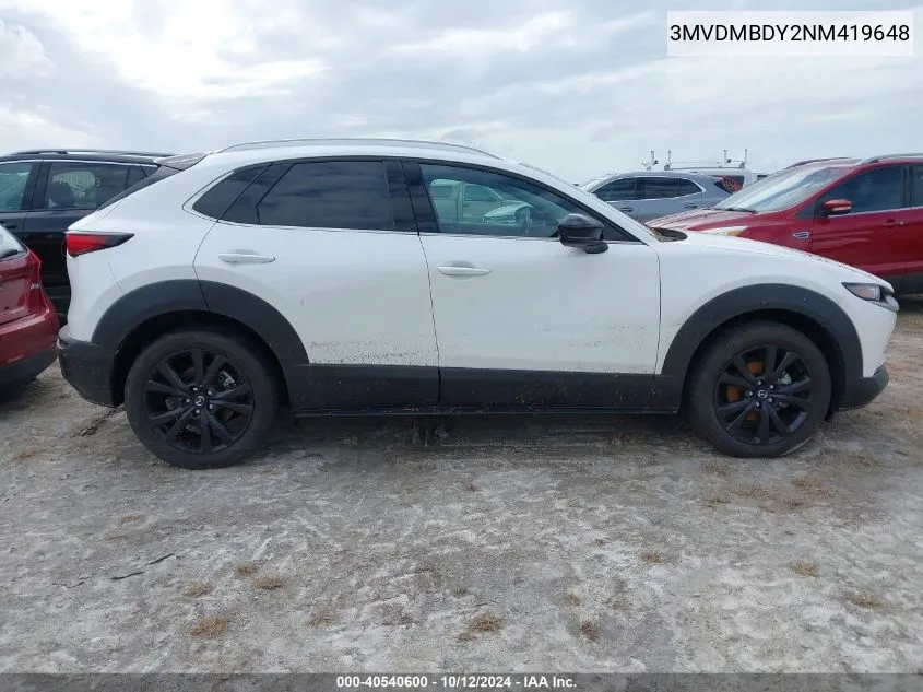 2022 Mazda Cx-30 Premium VIN: 3MVDMBDY2NM419648 Lot: 40540600