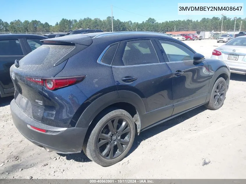 2022 Mazda Cx-30 Premium Plus VIN: 3MVDMBEY2NM408647 Lot: 40563901