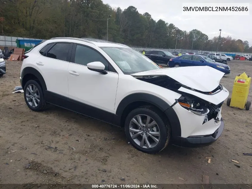 2022 Mazda Cx-30 Preferred VIN: 3MVDMBCL2NM452686 Lot: 40776724