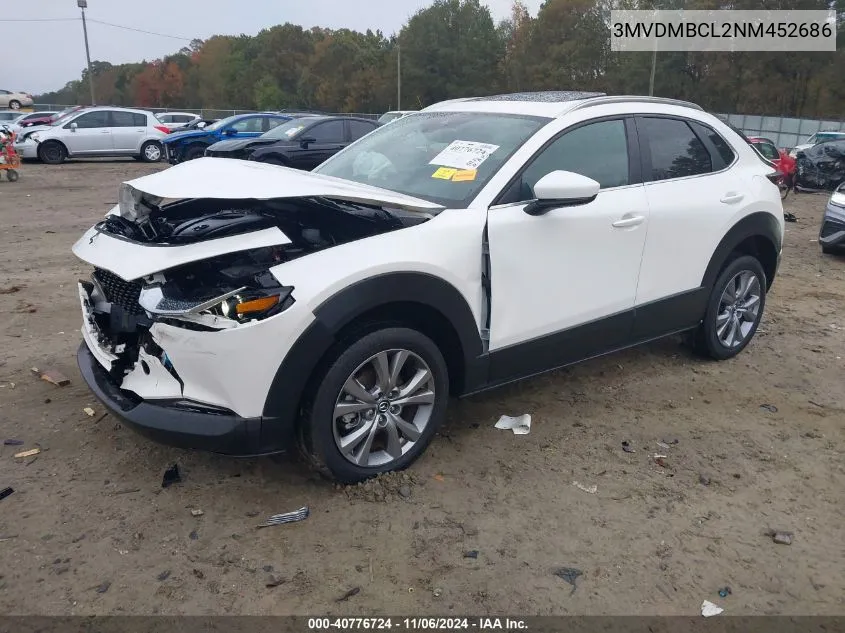 2022 Mazda Cx-30 Preferred VIN: 3MVDMBCL2NM452686 Lot: 40776724