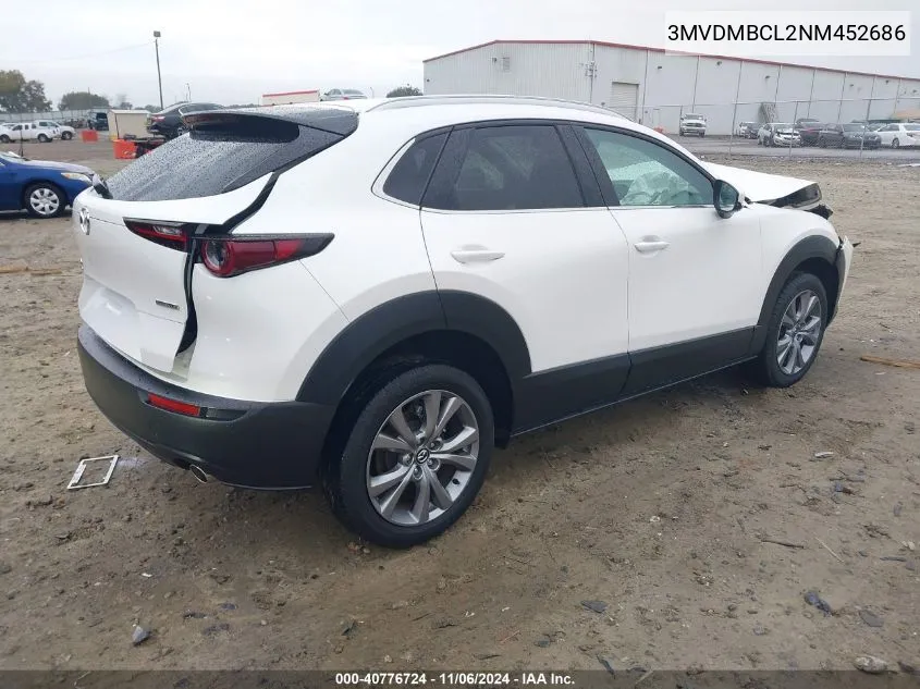 2022 Mazda Cx-30 Preferred VIN: 3MVDMBCL2NM452686 Lot: 40776724