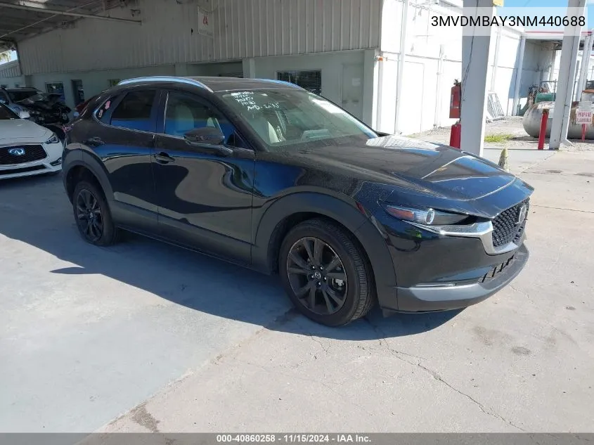 2022 Mazda Cx-30 2.5 Turbo VIN: 3MVDMBAY3NM440688 Lot: 40860258