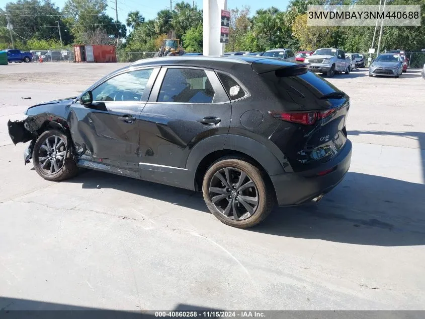 2022 Mazda Cx-30 2.5 Turbo VIN: 3MVDMBAY3NM440688 Lot: 40860258