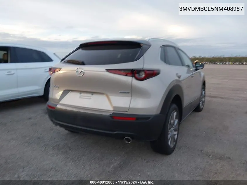 2022 Mazda Cx-30 Preferred VIN: 3MVDMBCL5NM408987 Lot: 40912863