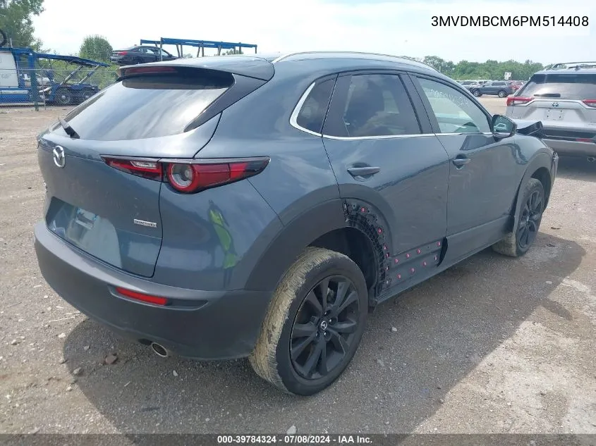 2023 Mazda Cx-30 2.5 S Carbon Edition VIN: 3MVDMBCM6PM514408 Lot: 39784324