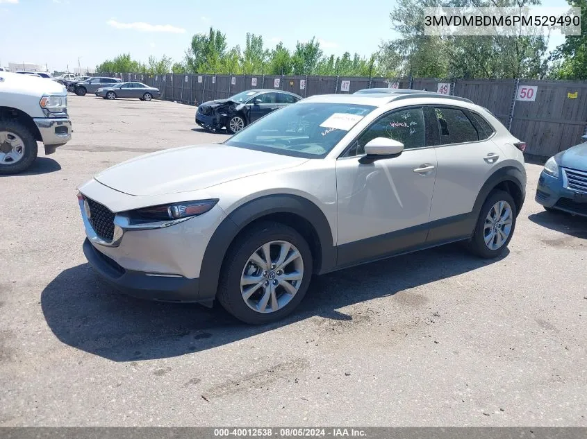 2023 Mazda Cx-30 2.5 S Premium VIN: 3MVDMBDM6PM529490 Lot: 40012538