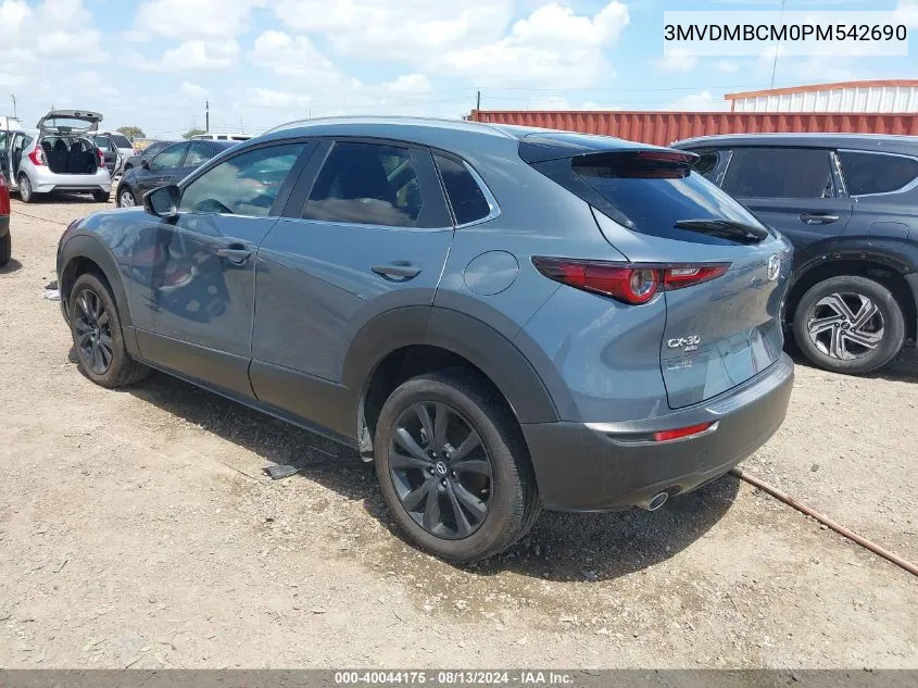 2023 Mazda Cx-30 2.5 S Carbon Edition VIN: 3MVDMBCM0PM542690 Lot: 40044175