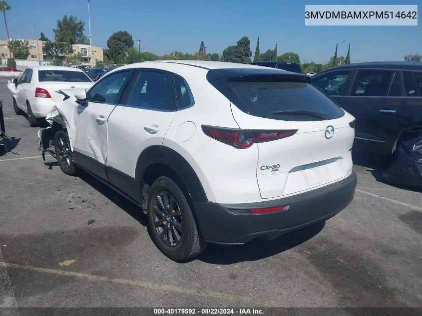 2023 Mazda Cx-30 2.5 S VIN: 3MVDMBAMXPM514642 Lot: 40179592